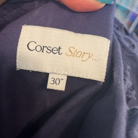 Corset-Story Peony Summer Dress Off Shoulder Broderie Anglaise Lace Steel Boning - Picture 10 of 12